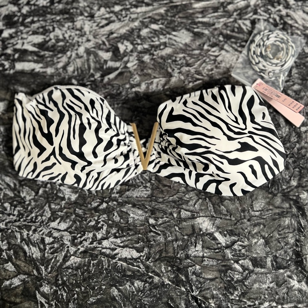 NEW Victoria Secret Strapless Swim Bikini Top, X-Large
